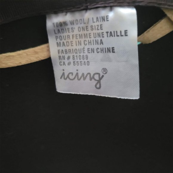 NWOT Boho hat with leather detail - Picture 3 of 4